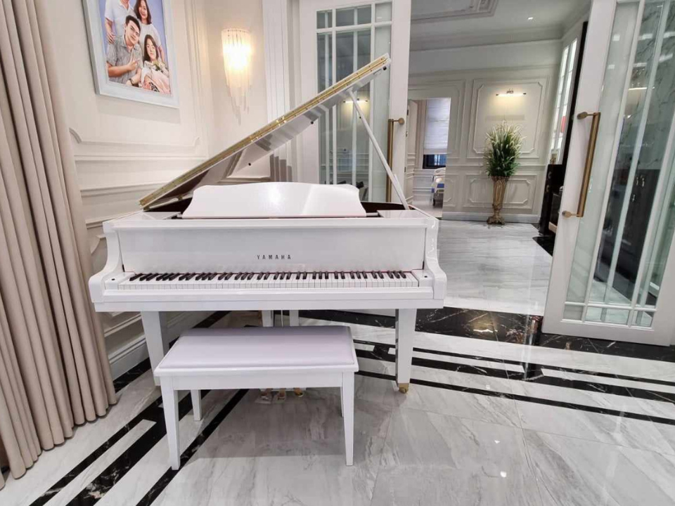 Hình ảnh chi tiết YAMAHA GB1K Trắng Camay góc chụp 2